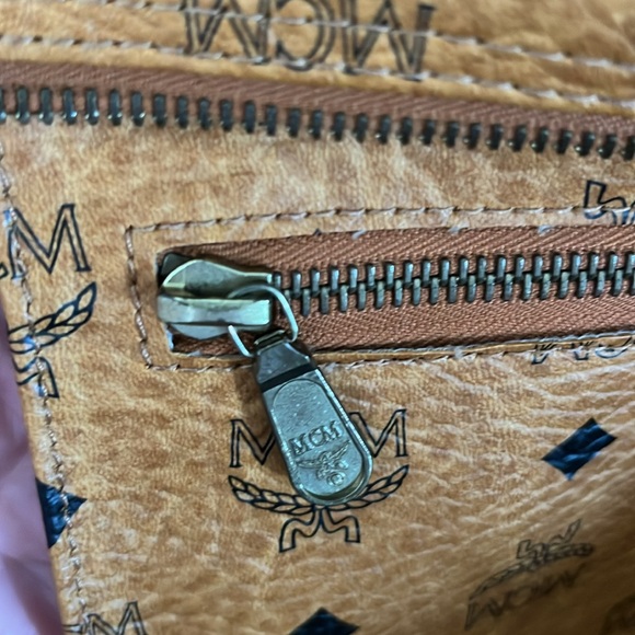 Vintage MCM Shopper Tote Cognac Visetos made in Germany - Picture 12 of 15